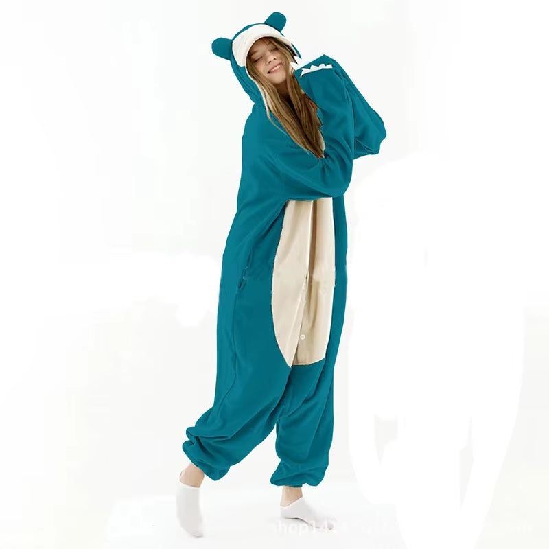 New Animal Kigurumi Unicorn XXL Cartoon Suit Women Pajama Anime Onesies for Adult Men Onsie Boy Girls Pijamas Fleece One-Piece