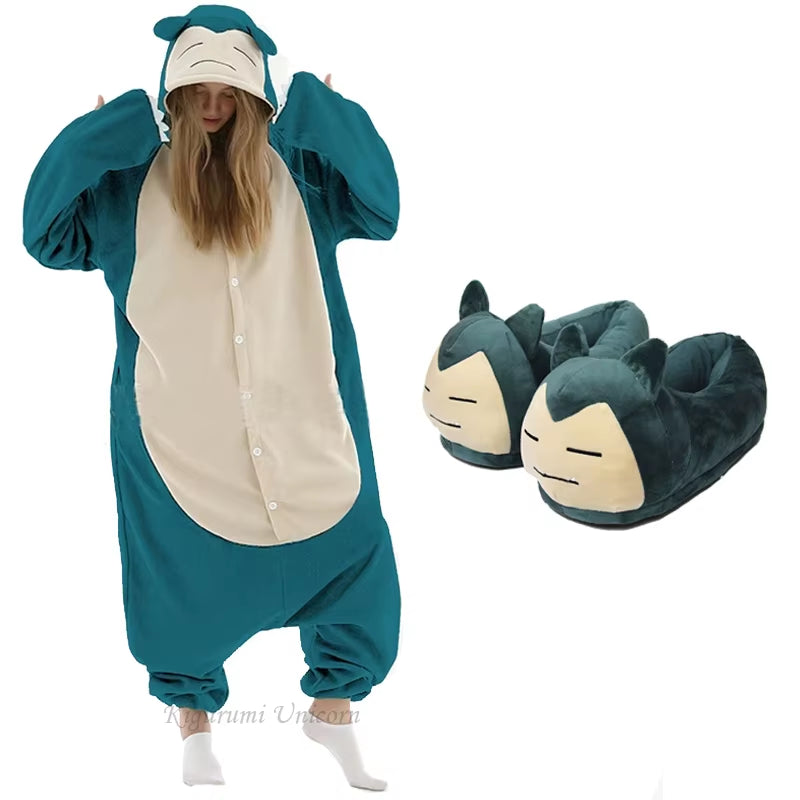 New Animal Kigurumi Unicorn XXL Cartoon Suit Women Pajama Anime Onesies for Adult Men Onsie Boy Girls Pijamas Fleece One-Piece